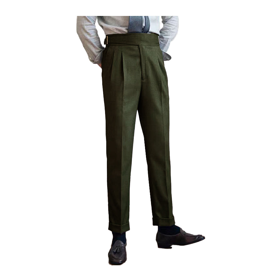 Men's Causal Suit Pants Regular Fit Trousers mens event wear