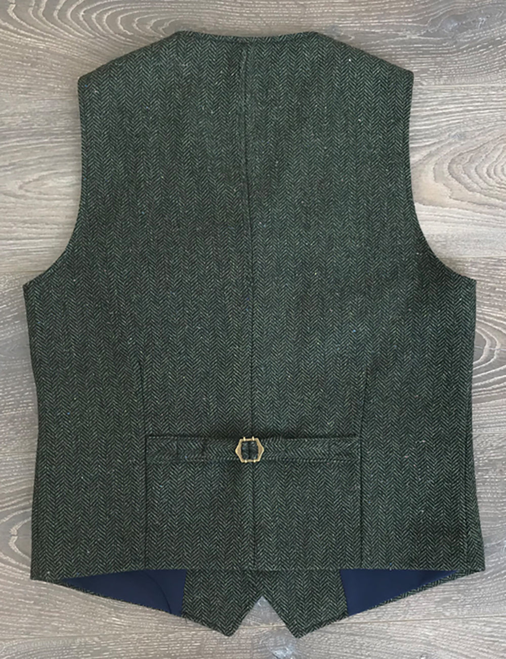 Casual Men's Classic Tweed Herringbone V Neck Waistcoat Adam Reed